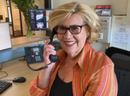 Receptioniste Wallie werkt bij Syngenta